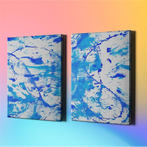 2 Châssis bois 85 x 60 cm